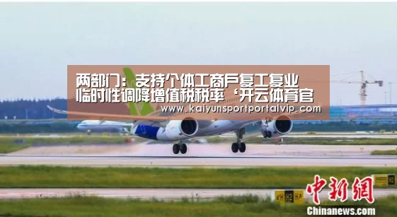 两部门:支持个体工商户复工复业 临时性调降增值税税率‘开云体育官方入口’(图1) 开云体育官网